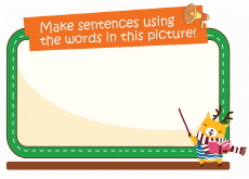 Write the correct words! - Picture Vocabulary